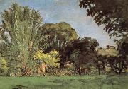 Paul Cezanne, Trees in the Jas de Bouffan